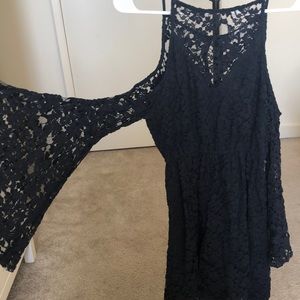 Abercrombie and Fitch blue net dress